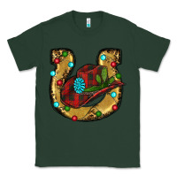 Sports Green Christmas Horseshoe Classic Tee - RanaPortraitStore