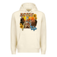 Sandshell actinup with cowgirl Premium Hoodie - NancyCooperArtShop