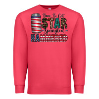 Cardinal Star Spangled Hammered Premium Sweatshirt - CowhideDigitalArt