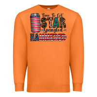Carrot Star Spangled Hammered Premium Sweatshirt - CowhideDigitalArt