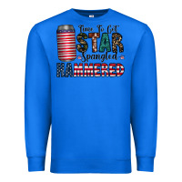 True Royal Star Spangled Hammered Premium Sweatshirt - CowhideDigitalArt