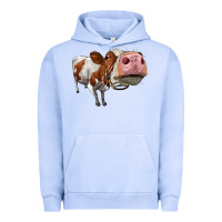 Pigment Grape Ice cute simmental cow Urban Hoodie - LillyAllenDesigns