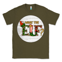 Army Green What The Elf Christmas Classic Tee - RanaPortraitStore