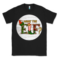 Black What The Elf Christmas Classic Tee - RanaPortraitStore