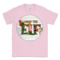 Bubblegum Pink What The Elf Christmas Classic Tee - RanaPortraitStore