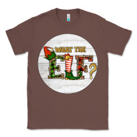 Chestnut What The Elf Christmas Classic Tee - RanaPortraitStore