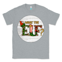 Heather Grey What The Elf Christmas Classic Tee - RanaPortraitStore