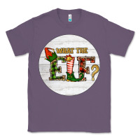 Lavender What The Elf Christmas Classic Tee - RanaPortraitStore