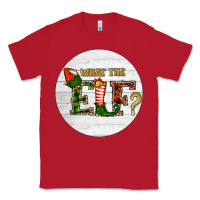 Red What The Elf Christmas Classic Tee - RanaPortraitStore