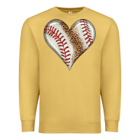 Antique Gold baseball heart Premium Sweatshirt - HRA Design Shop