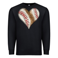 Black baseball heart Premium Sweatshirt - HRA Design Shop