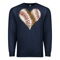 Navy baseball heart Premium Sweatshirt - HRA Design Shop