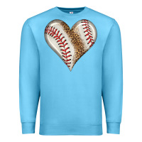 Ocean Blue baseball heart Premium Sweatshirt - HRA Design Shop