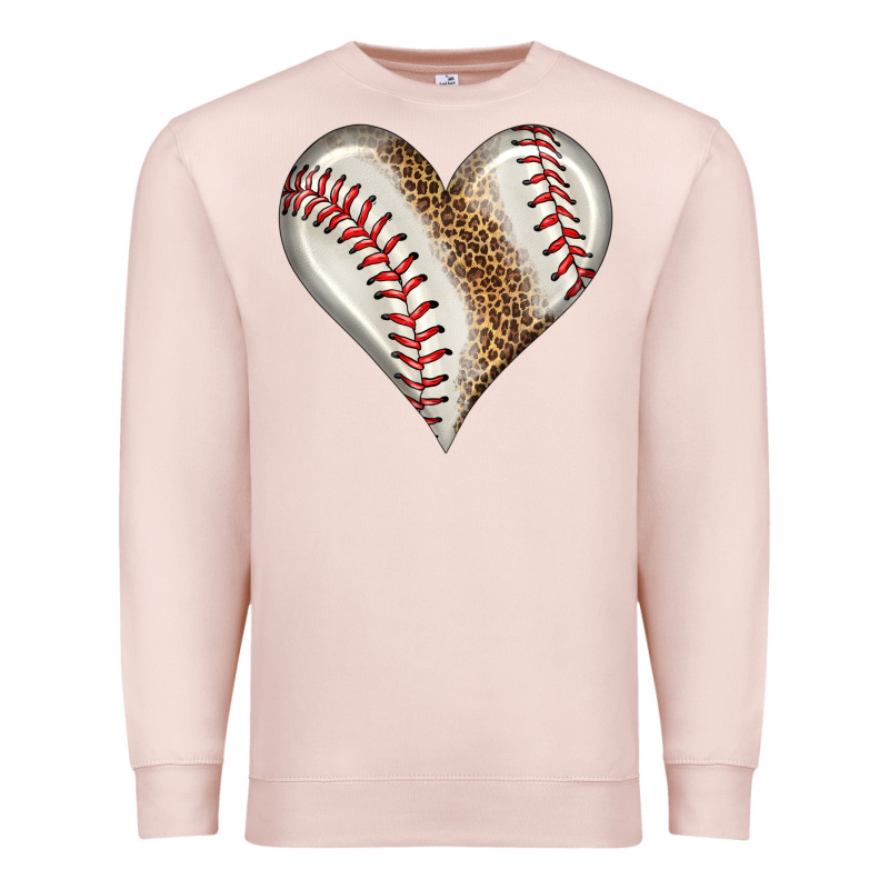 Baseball Heart Premium Sweatshirt by HRA Design Shop | Teevron