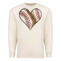 Sandshell baseball heart Premium Sweatshirt - HRA Design Shop