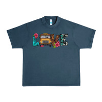 Midnight Navy love school bus Urban Heavy Tee - Artiststas