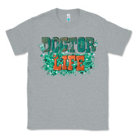 Heather Grey doctor life Classic Tee - texasbilliewilder