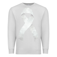 Dove Grey lung cancer ribbon fa element Premium Sweatshirt - FaDigitalArtStudio