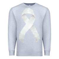 Heather Grey lung cancer ribbon fa element Premium Sweatshirt - FaDigitalArtStudio