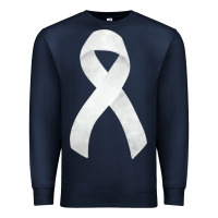 Navy lung cancer ribbon fa element Premium Sweatshirt - FaDigitalArtStudio