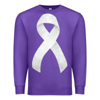 Purple lung cancer ribbon fa element Premium Sweatshirt - FaDigitalArtStudio
