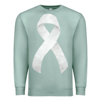 Seafoam lung cancer ribbon fa element Premium Sweatshirt - FaDigitalArtStudio