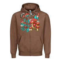 Chestnut grow your own way Zipper Hoodie - texasbilliewilder