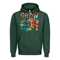 Sports Green grow your own way Zipper Hoodie - texasbilliewilder