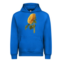 Cobalt teddy bear sunflower Urban Hoodie - LillyAllenDesigns