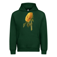 Forest Green teddy bear sunflower Urban Hoodie - LillyAllenDesigns