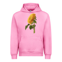 Fuchsia Pink teddy bear sunflower Urban Hoodie - LillyAllenDesigns