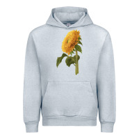 Heather Grey teddy bear sunflower Urban Hoodie - LillyAllenDesigns