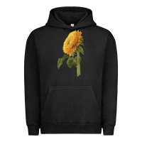 Pigment Black teddy bear sunflower Urban Hoodie - LillyAllenDesigns