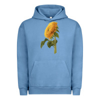 Pigment Pebble Blue teddy bear sunflower Urban Hoodie - LillyAllenDesigns