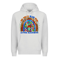 Dove Grey autism awareness gnomes Premium Hoodie - BarkalooDesign