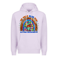 Lilac autism awareness gnomes Premium Hoodie - BarkalooDesign