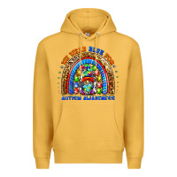 Mustard autism awareness gnomes Premium Hoodie - BarkalooDesign