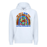 White autism awareness gnomes Premium Hoodie - BarkalooDesign