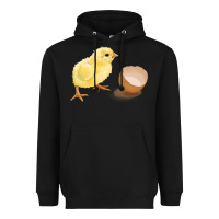 Black chick with egg Heavyweight Hoodie - RanaPortraitStore