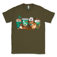 Army Green dog coffee cups Classic Tee - texasbilliewilder