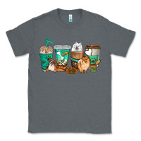 Charcoal Heather dog coffee cups Classic Tee - texasbilliewilder