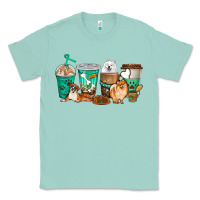 Seafoam dog coffee cups Classic Tee - texasbilliewilder