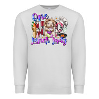 Dove Grey one hop lunch day Premium Sweatshirt - RacoonDesign