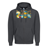 Smoke hanukkah coffee cups Zipper Hoodie - texasbilliewilder