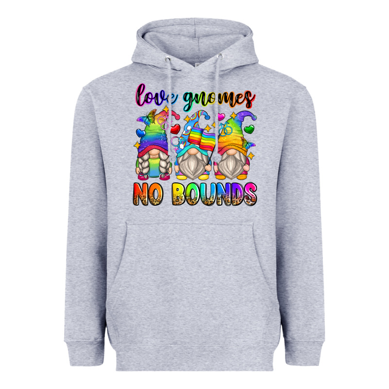 Love Gnomes No Bounds Heavyweight Hoodie by Zillion Design Studio | Teevron