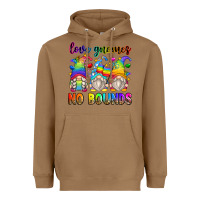 Toasted Coconut love gnomes no bounds Heavyweight Hoodie - Zillion Design Studio