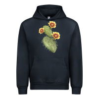 Navy opuntia phaeacantha Urban Hoodie - LillyAllenDesigns