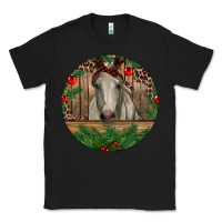 Black Christmas Horse Classic Tee - RanaPortraitStore