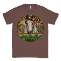 Chestnut Christmas Horse Classic Tee - RanaPortraitStore