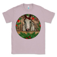 Lilac Christmas Horse Classic Tee - RanaPortraitStore